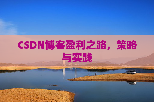 CSDN博客盈利之路，策略与实践