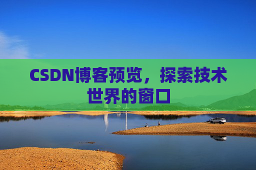 CSDN博客预览,探索技术世界的窗口